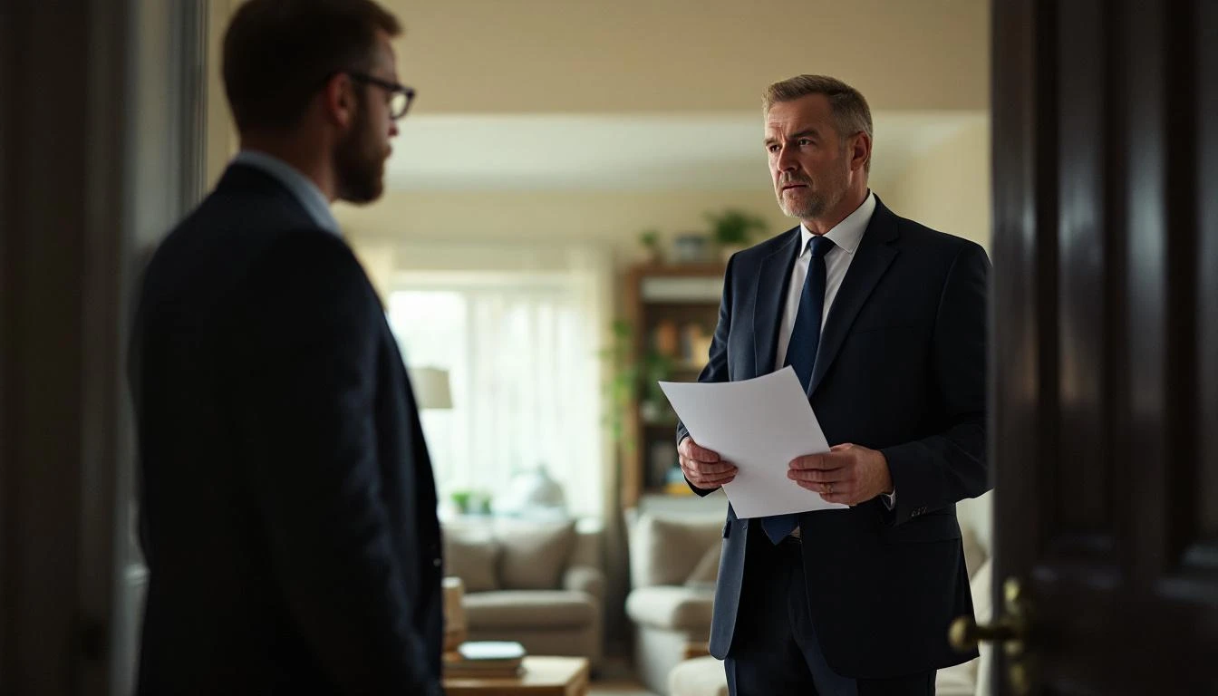 Un huissier de justice a t-il tous les droits chez vous