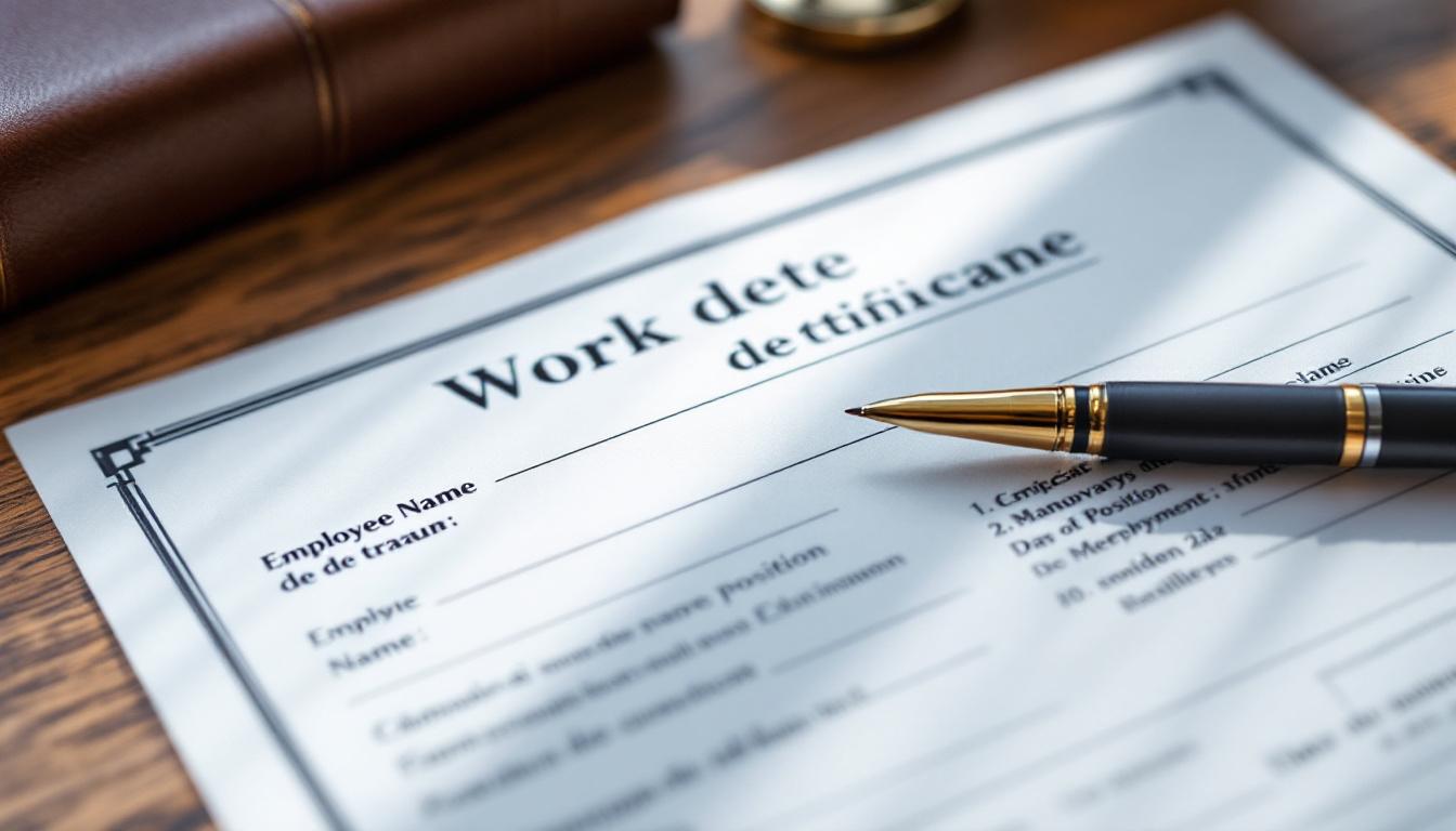Certificat de travail exemple : mentions obligatoires et conseils